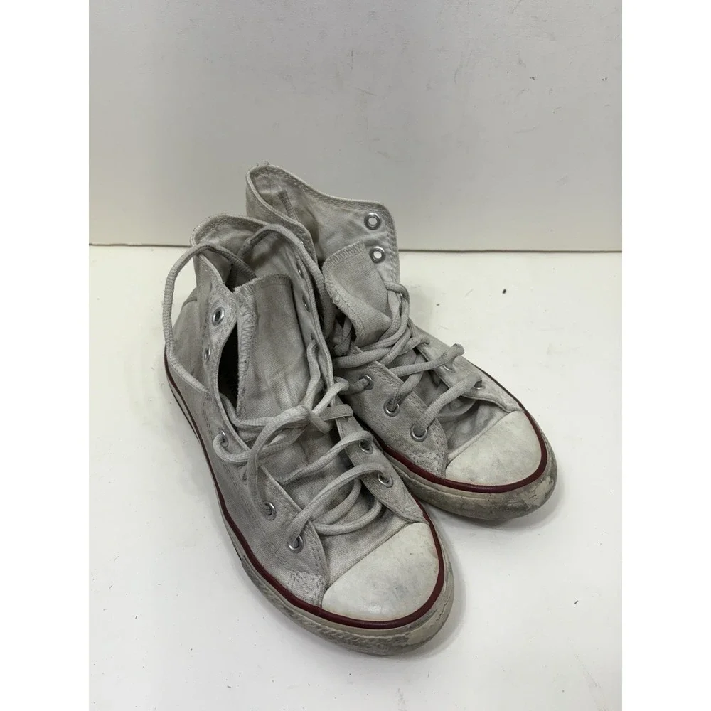 Converse All Star‎ High Top Shoe Women's 3 White Canvas